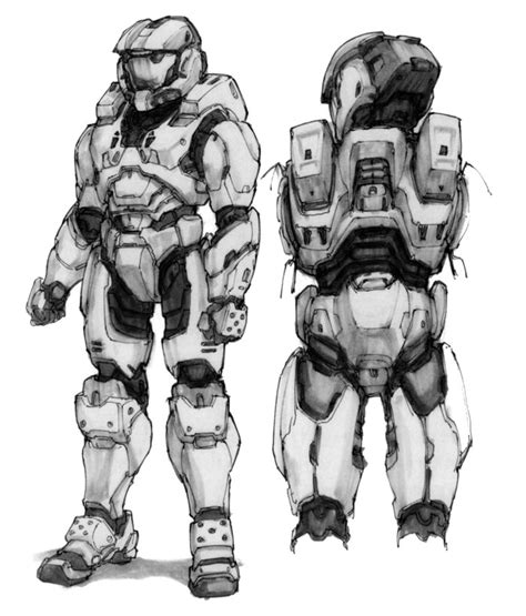 Master Chief Concept Art - Halo 2 Art Gallery