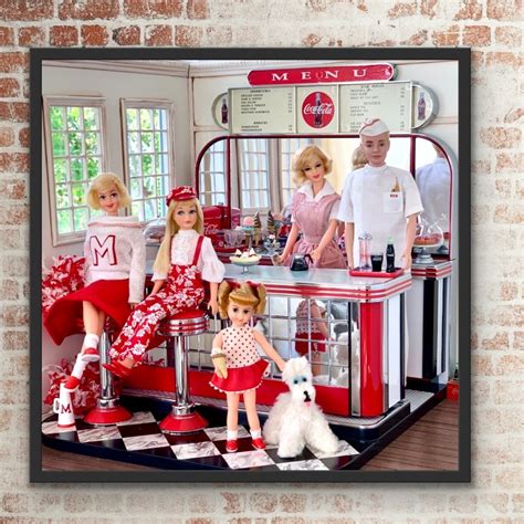 Vintage Barbie Family Diner - Etsy