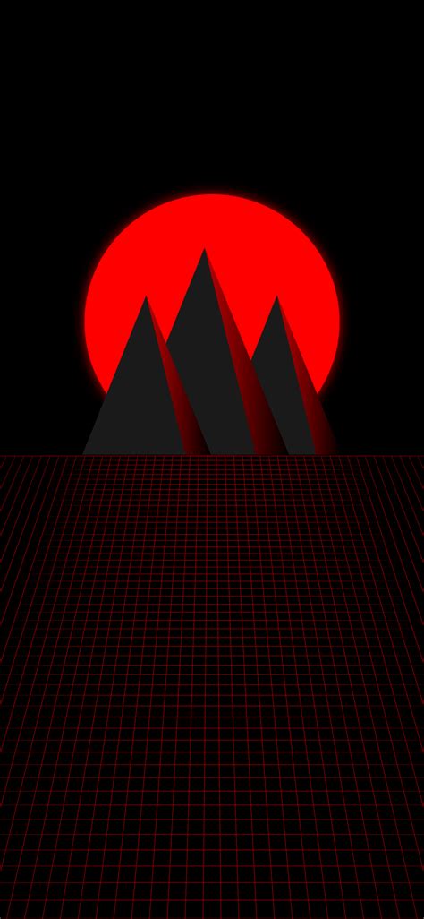 Cool phone wallpaper red - Synthwave Outrun - Heroscreen 4K Background ...