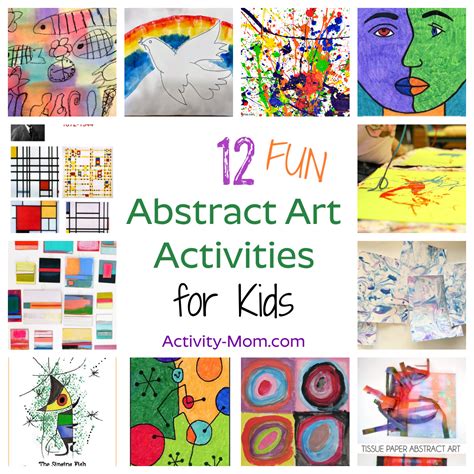 Abstract Art Activities for Kids - The Activity Mom