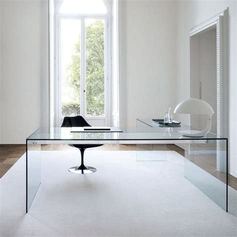 Modern Glass Desk | Luxury Desks | Glass Computer Desk - Klarity Glass