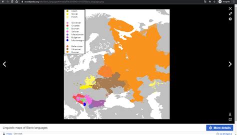 Map of Slavic languages : r/TNOmod