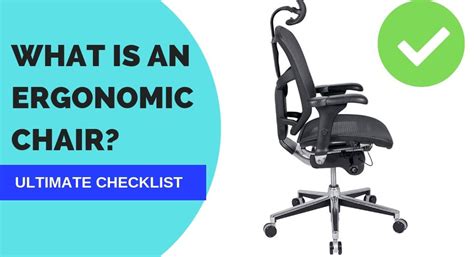 What is an Ergonomic Chair? The Ultimate Checklist - Ergonomic Trends