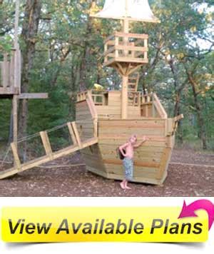 Wooden Pirate Ship Playhouse Plans - Review by DIY Father & Son Team