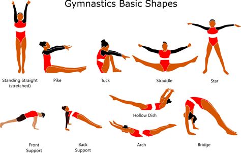 Gymnastics Shapes (Skills List) - Complete Gymnastics