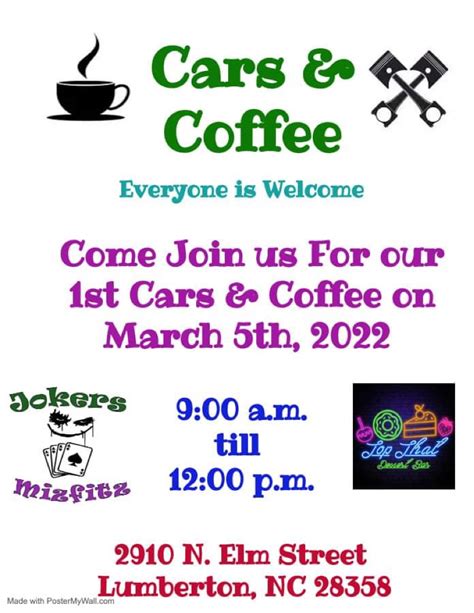 Cars & Coffee Event - Biggs Park Mall