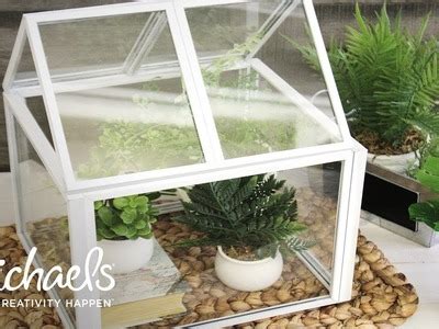 DIY Tabletop Greenhouse