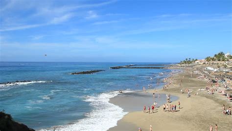 Stock video of del duque beach (playa del duque) | 5596034 | Shutterstock