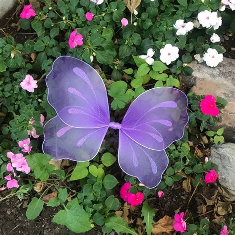 Purple Fairy Wings Halloween Costume Faerie Princess Butterfly | Etsy