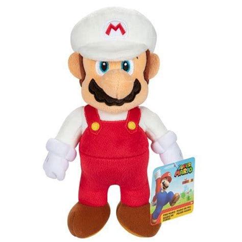 Nintendo Super Mario 4-Inch Plush - Fire Mario - ToyShnip