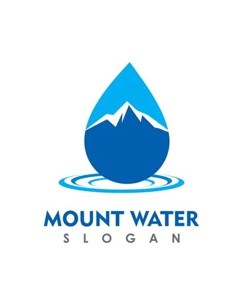 Mountain Water Logo — Stock Vector © Pure_Design #118035186