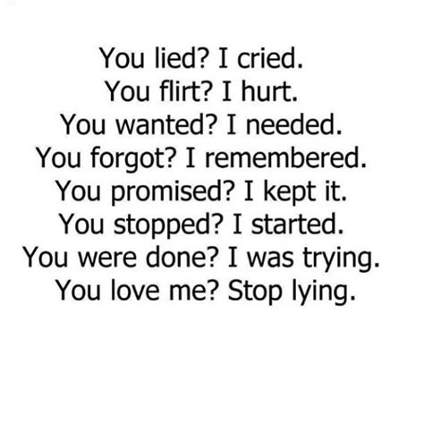 Stop Lying Quotes. QuotesGram