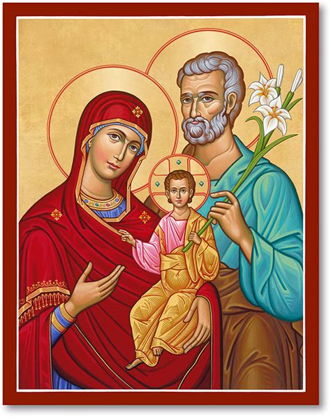 Icons of Christ: Holy Family, Portrait Style Icon | Monastery Icons