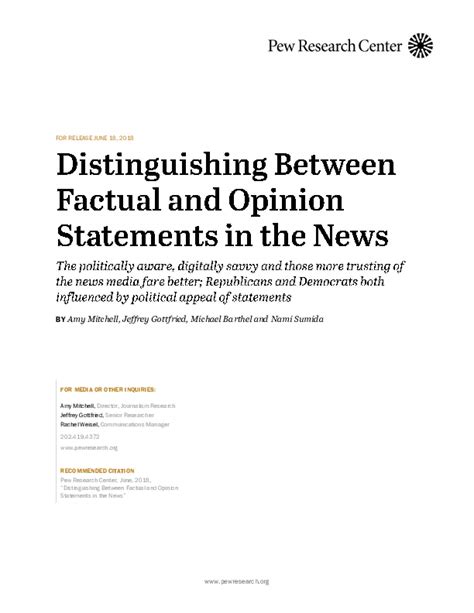 Distinguishing Between Factual and Opinion Statements in the News ...