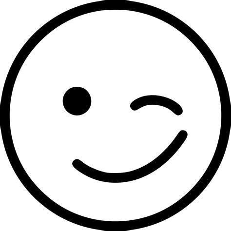 Wink Emoticon Smiley Computer Icons Clip art - happy png download - 980*980 - Free Transparent ...