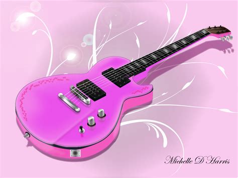 Pink Guitar by michelledh on DeviantArt