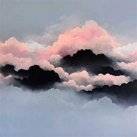 Dreamy Pink Clouds Paintings4 – Fubiz Media