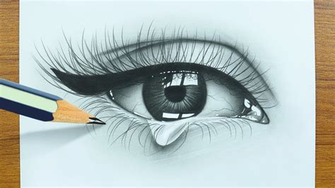 How To Draw Crying Eyes Step By Step