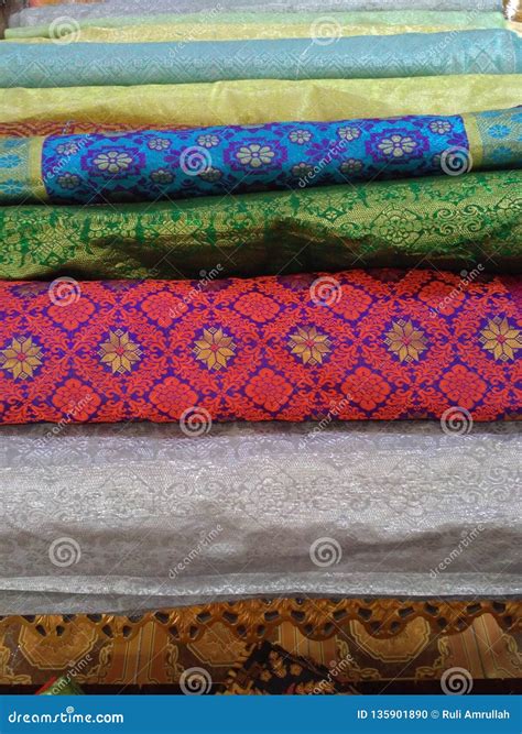 Kain Songket stock photo. Image of palembang, fashion - 135901890