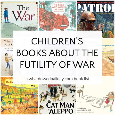 Children's Books about the Futility of War