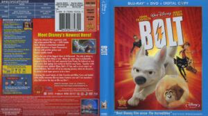 Bolt (2009) R1 Blu-Ray Cover & Labels - DVDcover.Com