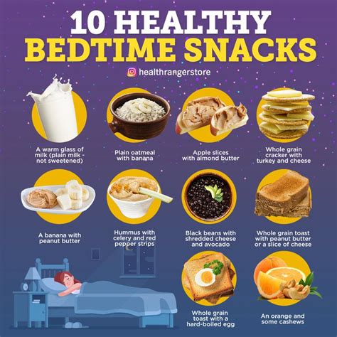 10 healthy bedtime snacks | Healthy bedtime snacks, Healthy snacks ...