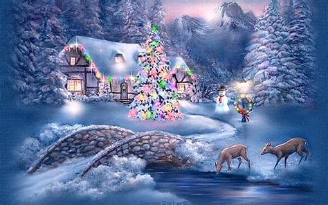 🔥 [120+] Winter Christmas Desktop Backgrounds | WallpaperSafari