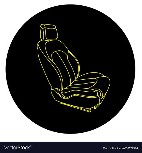 Car seat icon Royalty Free Vector Image - VectorStock