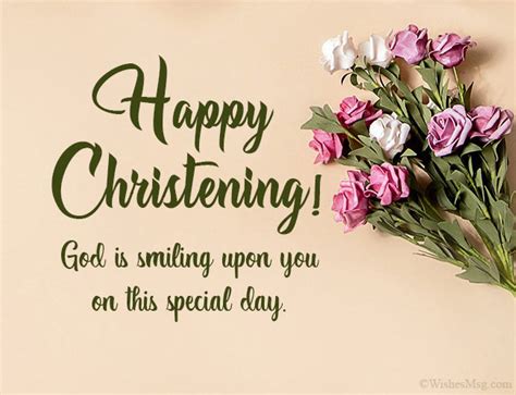 100+ Happy Christening Messages - Welcome To The Christian World