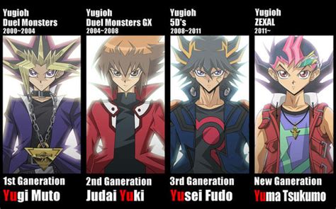 My fave yugioh characters frm all four series. - Yu-Gi-Oh - Fanpop