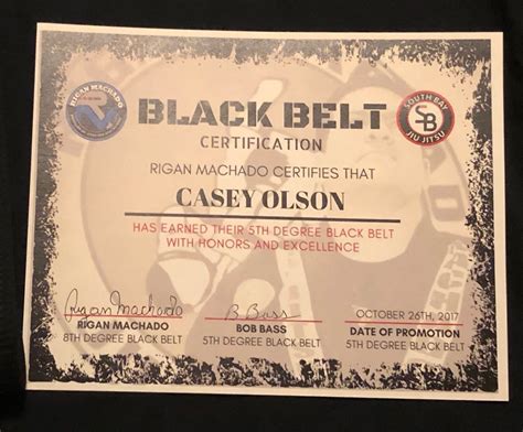 Best Of black belt certificate Black belt training & certification