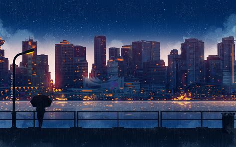 Anime Cityscape Wallpapers - Top Free Anime Cityscape Backgrounds ...