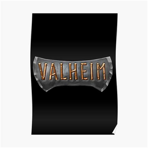 Valheim Logo Posters | Redbubble