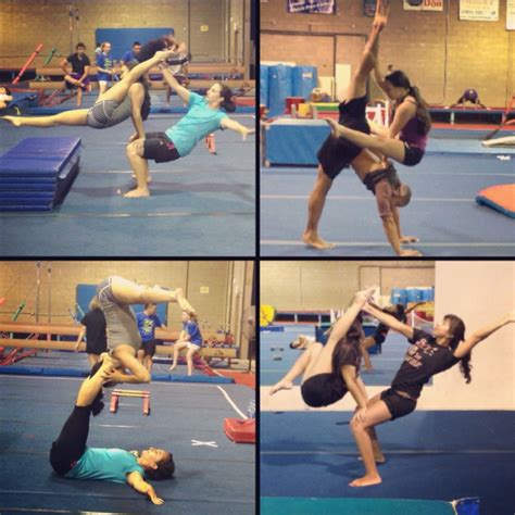 Pin by Leah Erickson on Gymnastics | Acro yoga poses, Gymnastics poses, Partner acrobatics