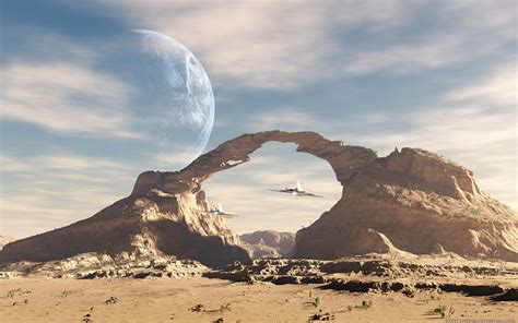 Alien Landscape Wallpaper - WallpaperSafari