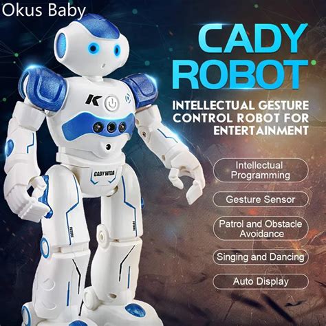 2019 RC Robot Intelligent Programming Remote Control Robotica Toy Biped Humanoid Robot For ...