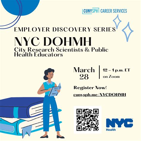 Employer Discovery Series: City Research Scientists and Public Health Educators @ NYC DOHMH ...