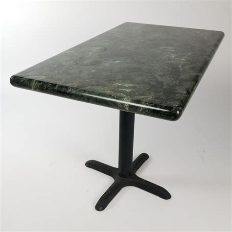 TABLE TOP / CORIAN / GREEN MARBLE / 24″ X 42″ | Air Designs