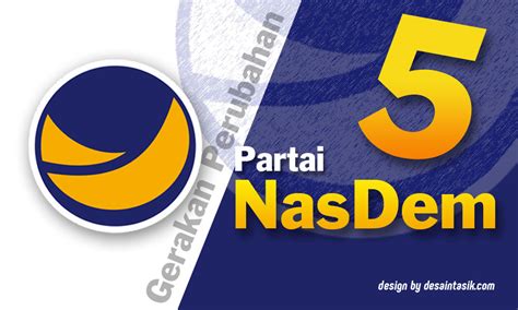 Logo Partai Nasdem Vektor PNG Free Download | Desaintasik.com