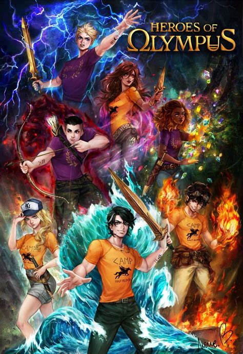 Heroes of Olympus by AireensColor on DeviantArt | Arte percy jackson, Percy jackson personajes ...