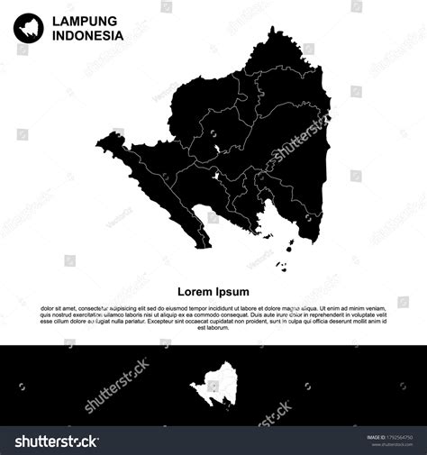 Map One Provinces Indonesia Lampung Sumatra Stock Vector (Royalty Free) 1792564750 | Shutterstock