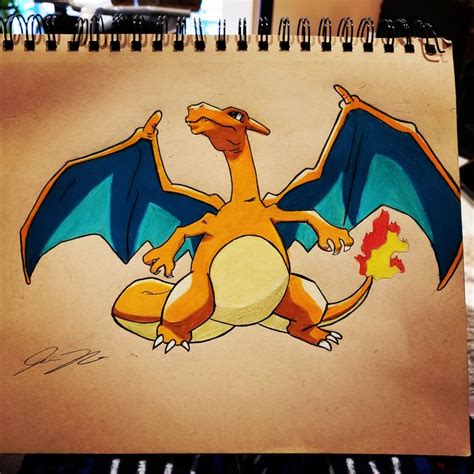 My Charizard drawing | Pokemon drawings, Charizard, Pokemon pictures