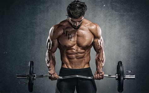 3840x2160px | free download | HD wallpaper: pose, muscle, rod, press, athlete, bodybuilder, abs ...