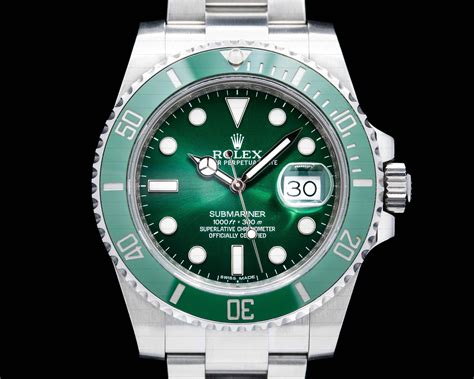 Rolex 116610LV Submariner "Hulk" Green Ceramic Bezel Green Dial SS (41440) | European Watch Co.