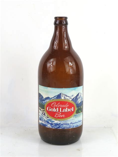 Item #99426 1965 Colorado Gold Label Beer Paper Label Bottle