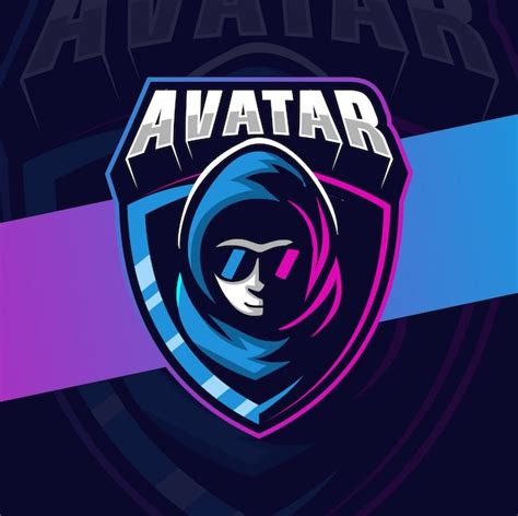 Premium Vector | Avatar hacker mascot esport logo design