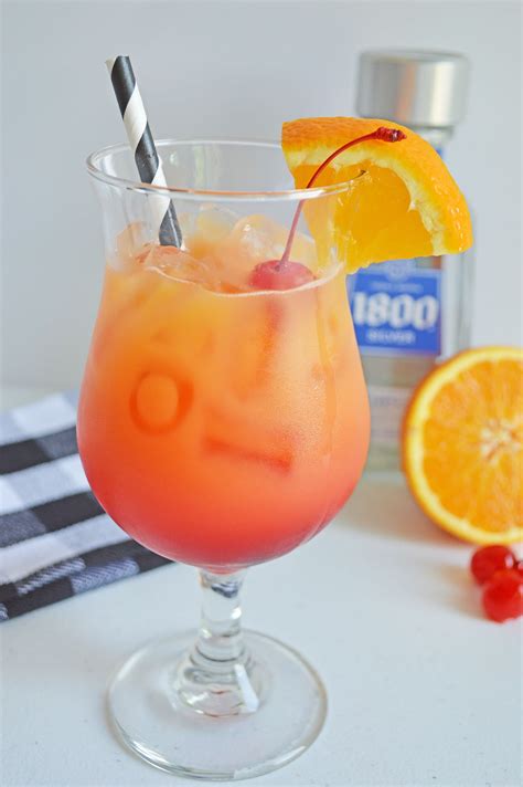 Tequila Sunrise Cocktail Recipe » Sunny Sweet Days