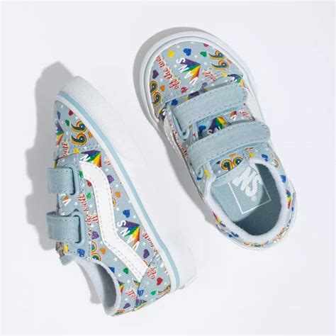 Vans Toddlers' Rainbow Vans Old Skool V Shoes | Toddler's Shoes