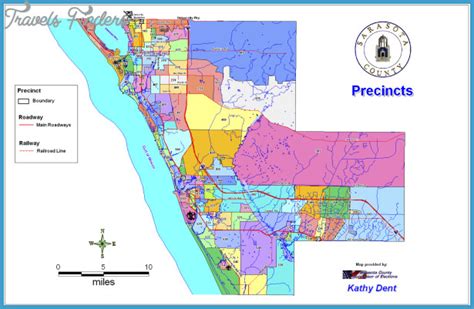 Sarasota County Map - TravelsFinders.Com