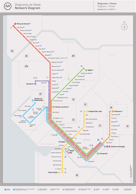 Transit Maps: Unofficial Map: Metro do Porto Redesign by Eduardo Barros